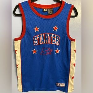 Vintage 1990s Starter Polyester Tank Top Sports Jersey Size Small